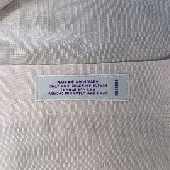 Brooks Brothers Classic Non Iron Dress Shirt Mens Supima Cotton Pink Size 18-36 - Picture 7 of 10